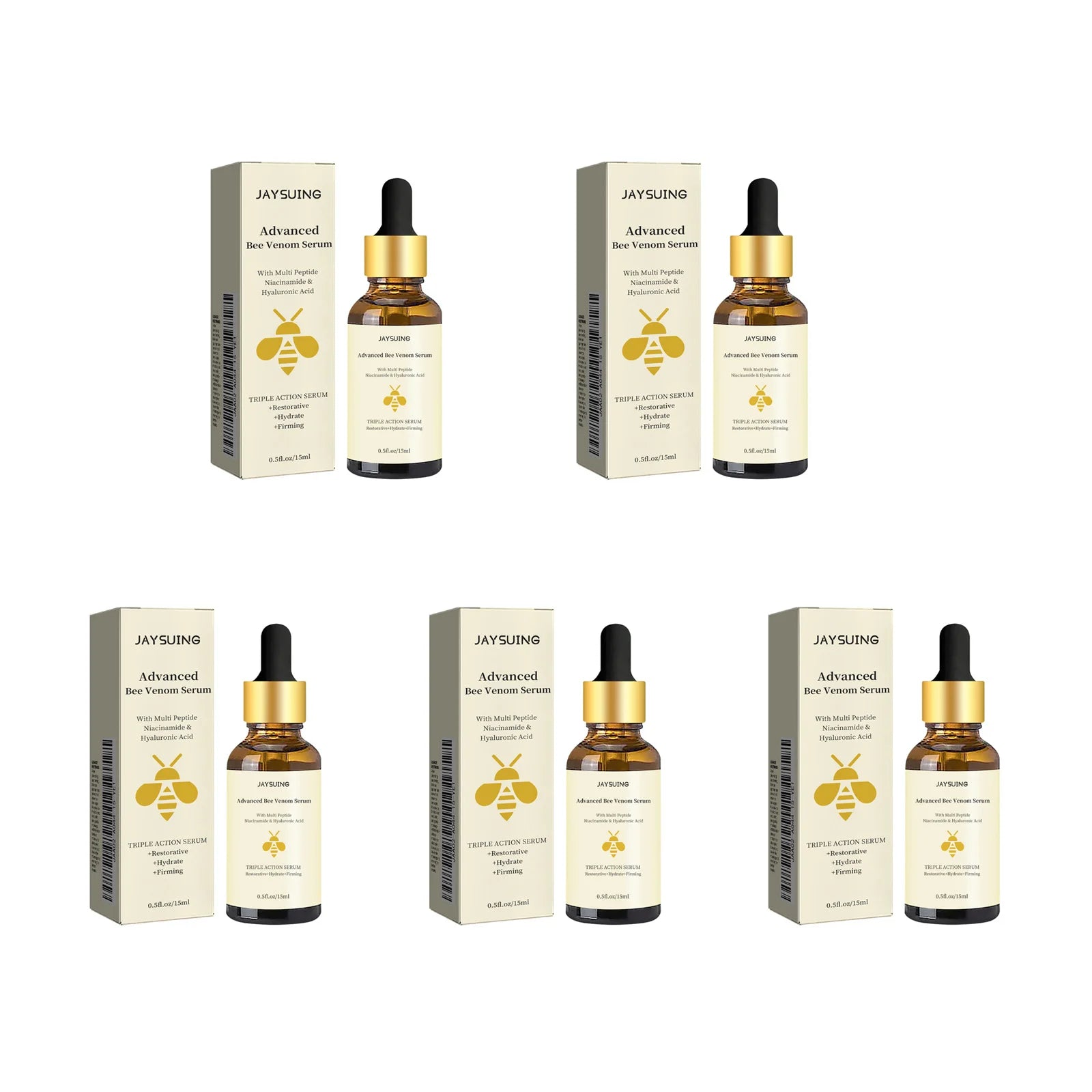 Bee Venom Anti-Aging Serum – Firming, Brightening 15ml Anti-Aging Face Serum Oasis Select 5Pcs