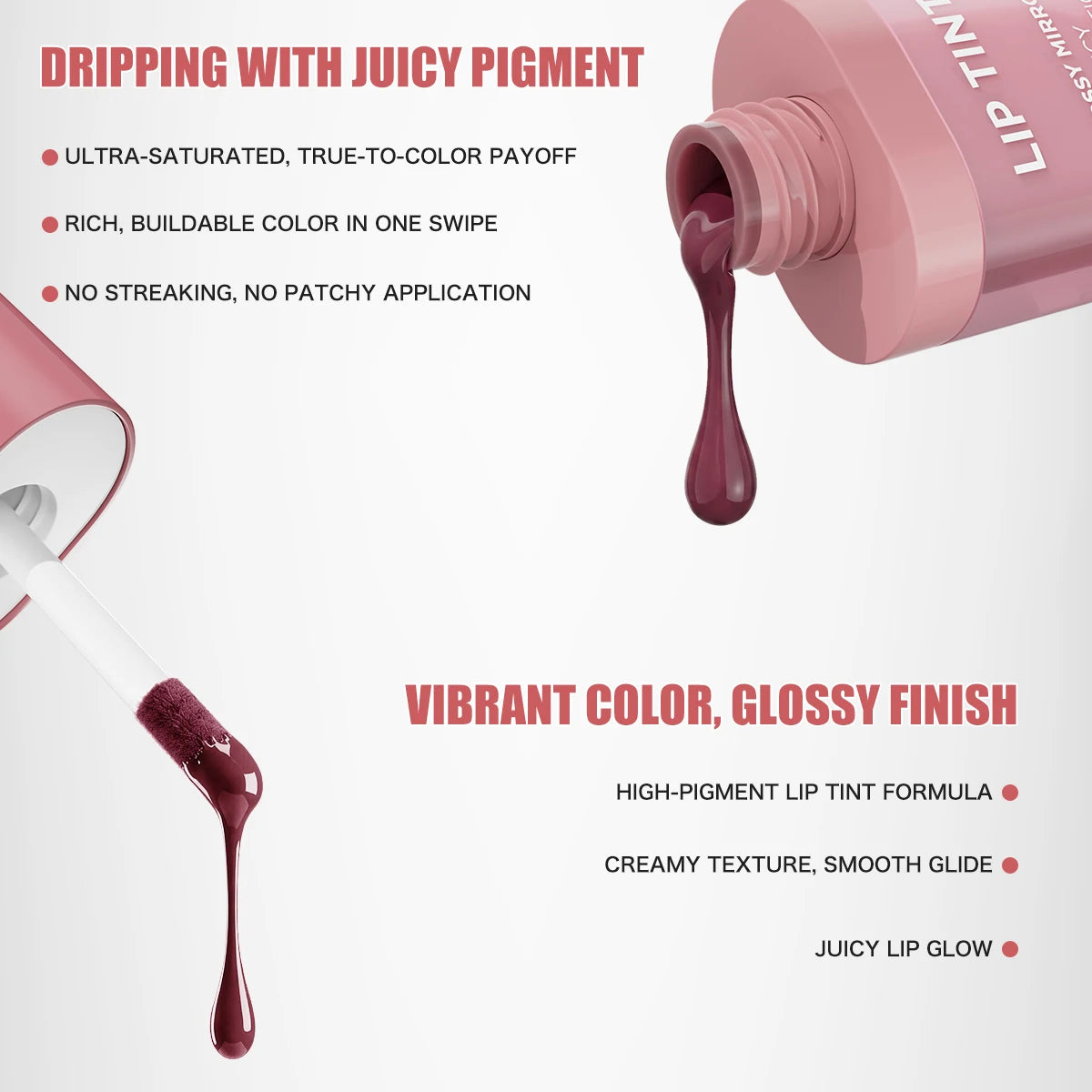Hello Kiss 6-Color Matte Velvet Lip Gloss – Waterproof & Hydrating