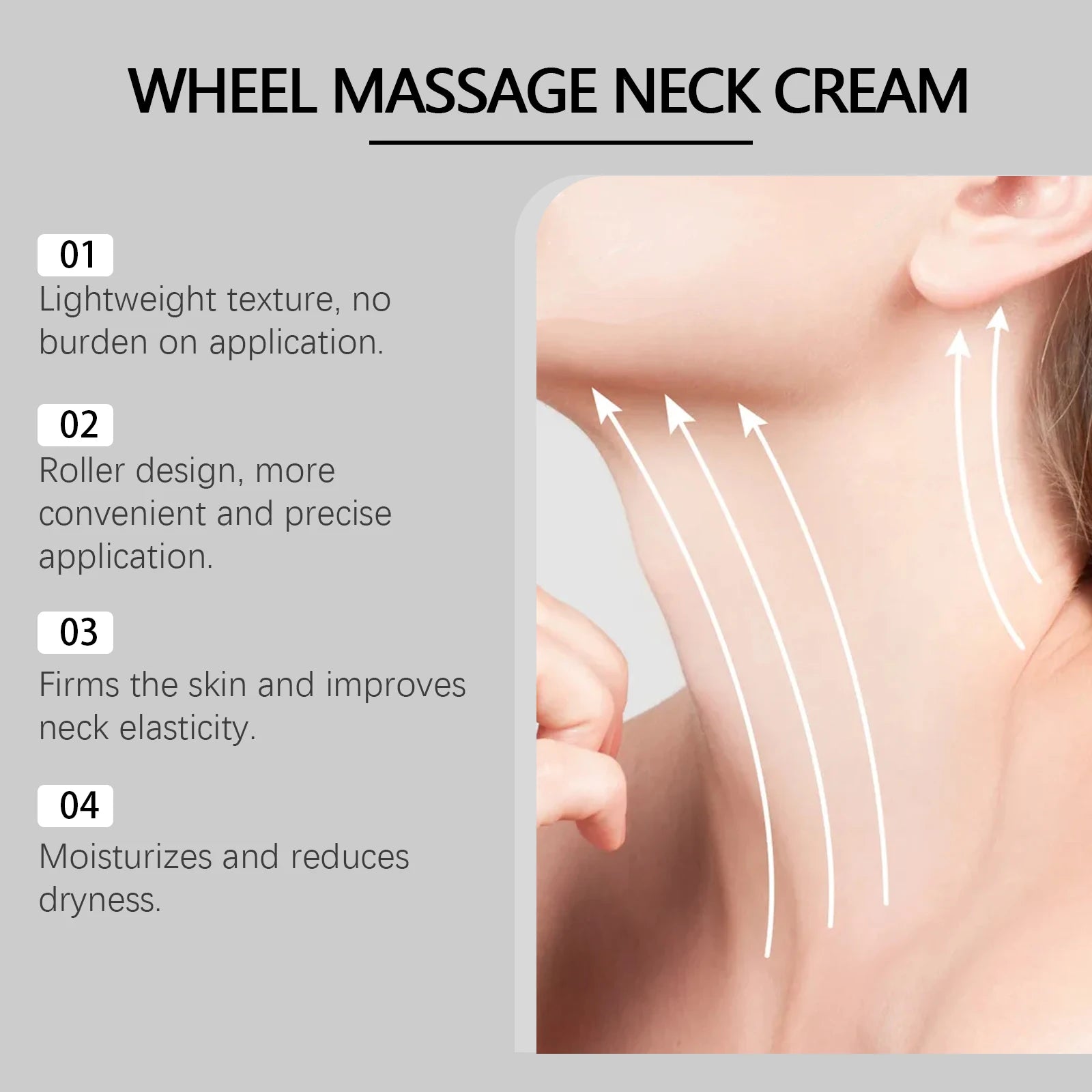 Neck Firming Roll-On Cream – Nourishing Smoother Skin Formula Neck Firming Cream Oasis Select