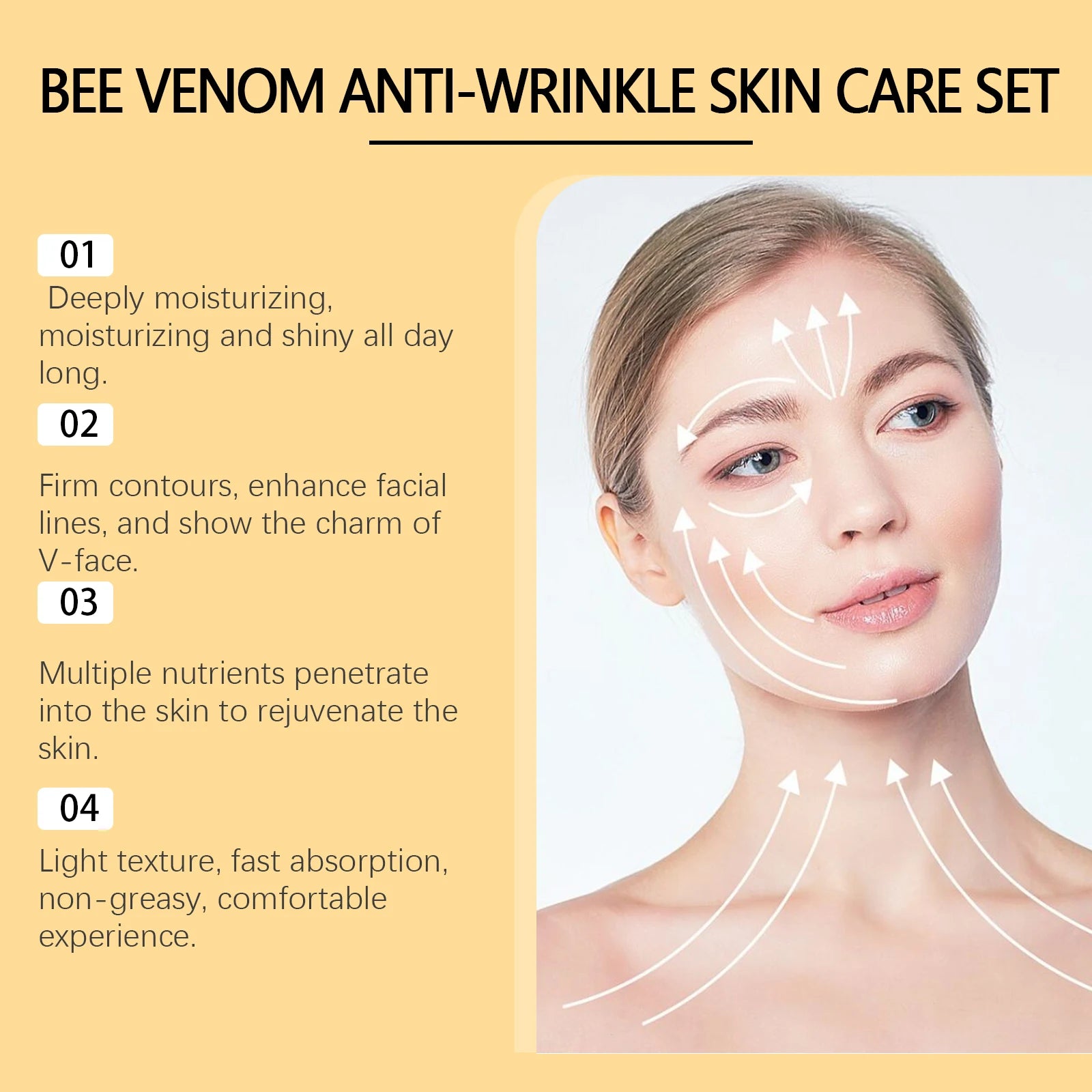 WOODSLEEP Bee Venom Anti-Aging Skincare Set – Serum & Cream Anti-Aging Skincare Set Oasis Select