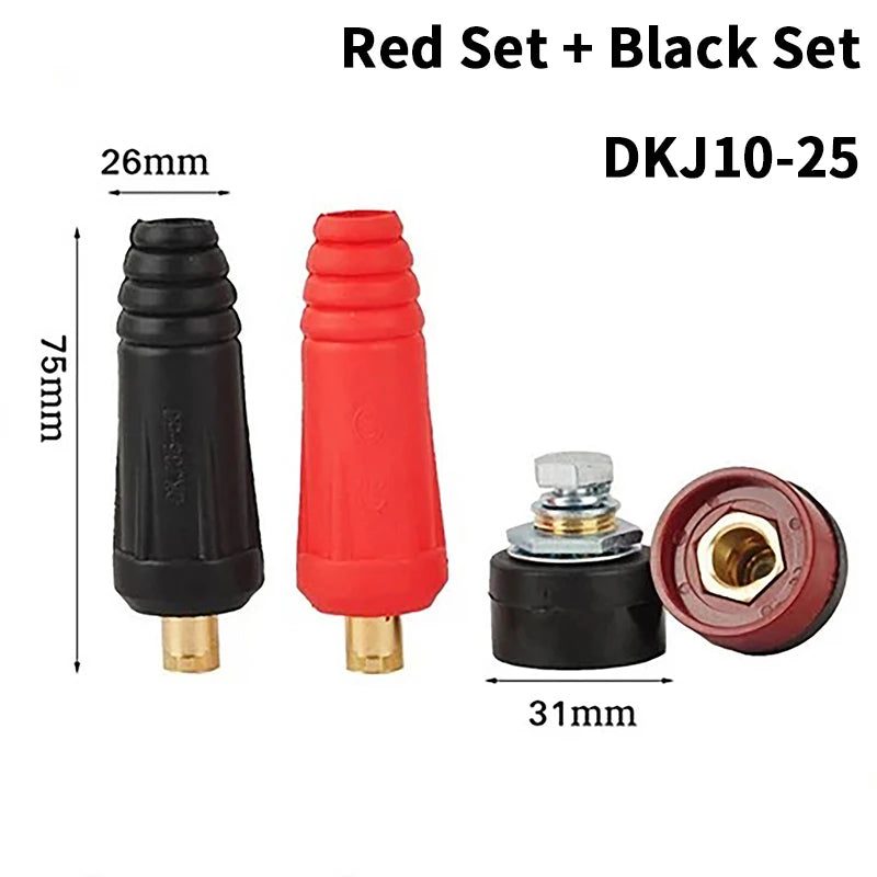 Wholesale DKJ10-25 European Welding Machine Cable Welding Cable Connector Quick Fitting Male Female Cable Oasis Select A4