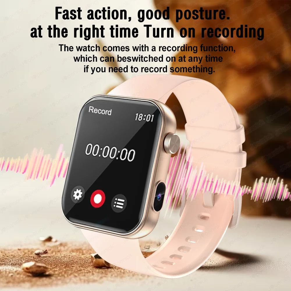 Jooeniok P51 Smartwatch – Camera, BT Calling & Fitness Tracker