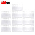 10-500PCS Shower Cleaning Brush Bathroom Micro Nylon Brush Nozzle Anti-blocking Cleaning Tools Bathroom Accessories Oasis Select 100PCS
