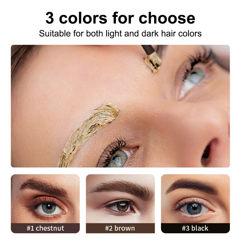 Lakerain Eyelash & Brow Tint Natural Bushy Eyebrow Makeup Kit Waterproof And Sweat-proof Long-lasting Natural Looking Effect Oasis Select