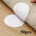 25/50pcs Heavy Duty Anti Slip Gripper Pads,Strong Adhesive Furniture Floor Protectors for Mattress Sofa Chair, Non Slip Reusable Oasis Select 50pcs