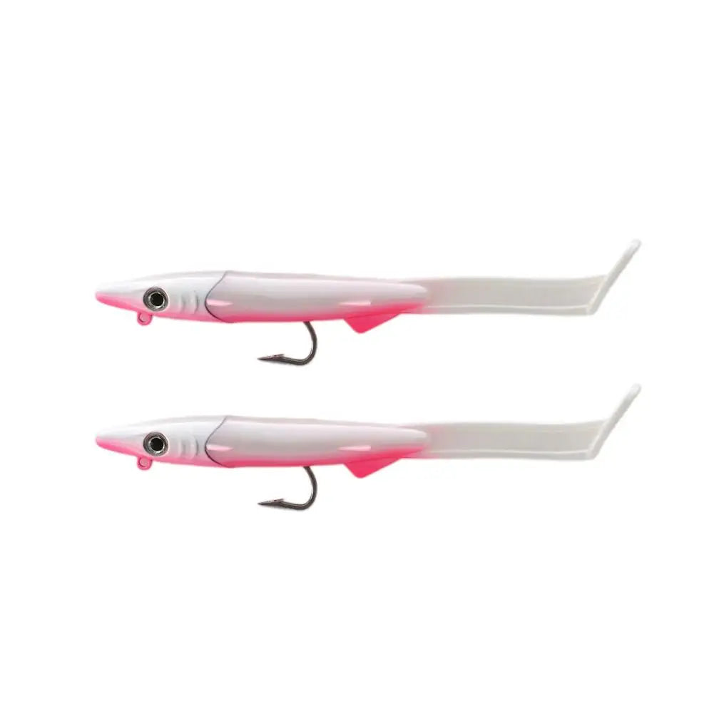 Soft Fishing Lures Kit Artificial Bait With VMC Hook 12cm 26g 2pcs/Pack Body Soft Lure for Freshwater Saltwater Fishing Oasis Select 2PCS 03