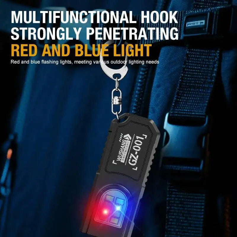 KDULIT Mini COB LED Keychain Flashlight | USB-C Rechargeable