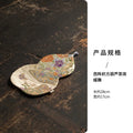 Double-sided Tea Mat Nishijin Weaving Gourd Chinese Zen Style Tea Tablecloth Heat Insulation Mat Teapot Holder Tablecloth Oasis Select - Butterfly Dance White