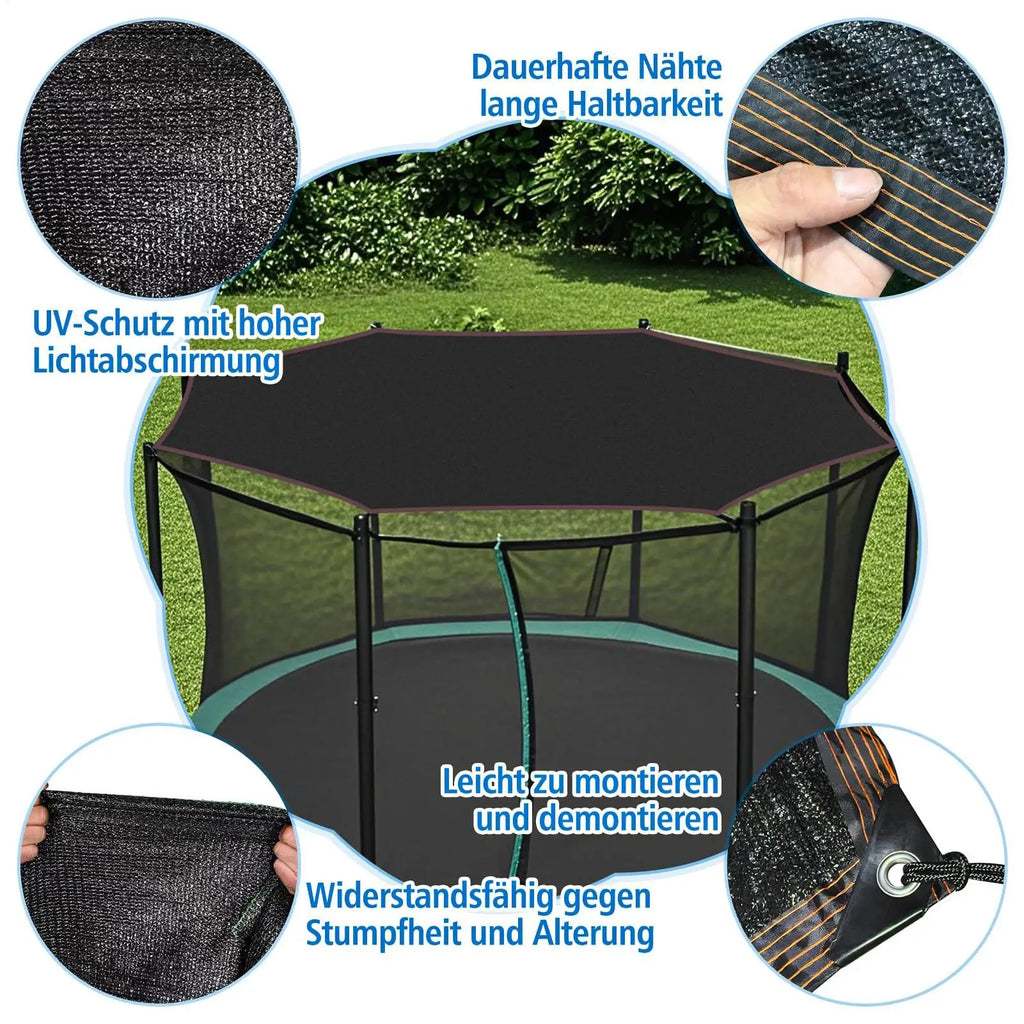 Trampoline Sunshade Cover 10/12/14FT – UV & Weather Protection