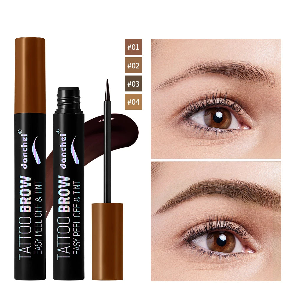 Peel-Off Eyebrow Gel Tint – Waterproof Semi-Permanent Brow Tint