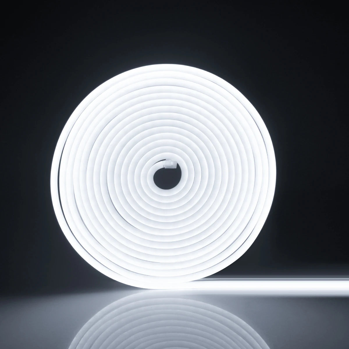 USB 5V Smart Tuya Zigbee 3.0 Neon LED Strip Light RGB/Warm White/White TV Gaming Room Ambinet Backlight Work with Alexa Google Oasis Select White USB DC5V 2m