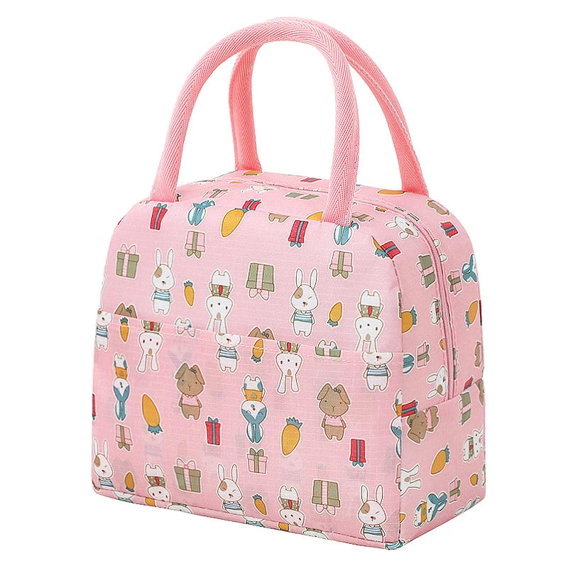 Cute Animal Insulated Lunch Bag – Large Capacity & Waterproof