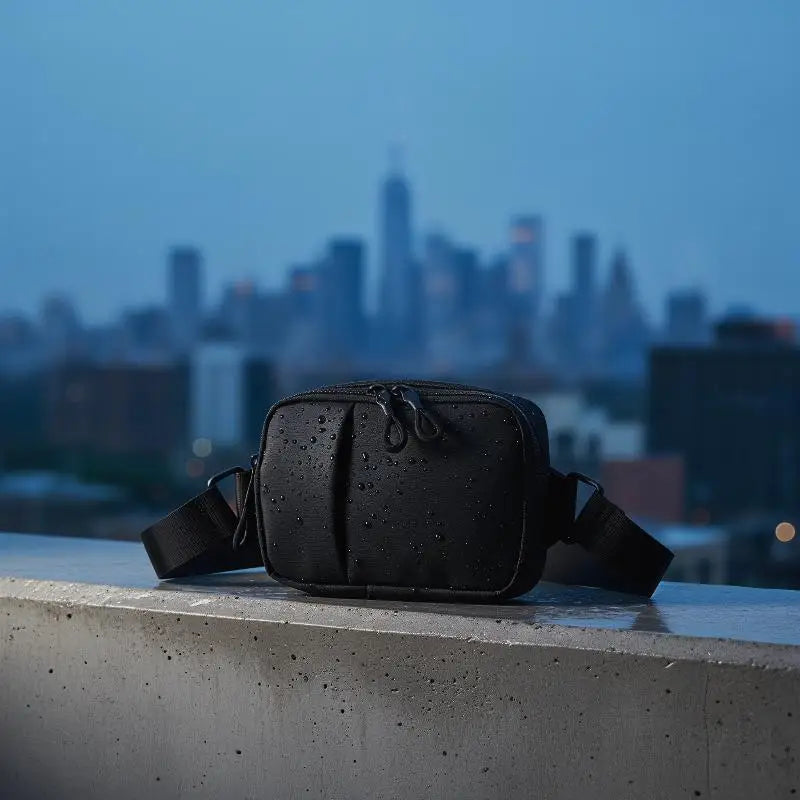Lightweight Nylon Crossbody Bag with Phone Pouch | Unisex