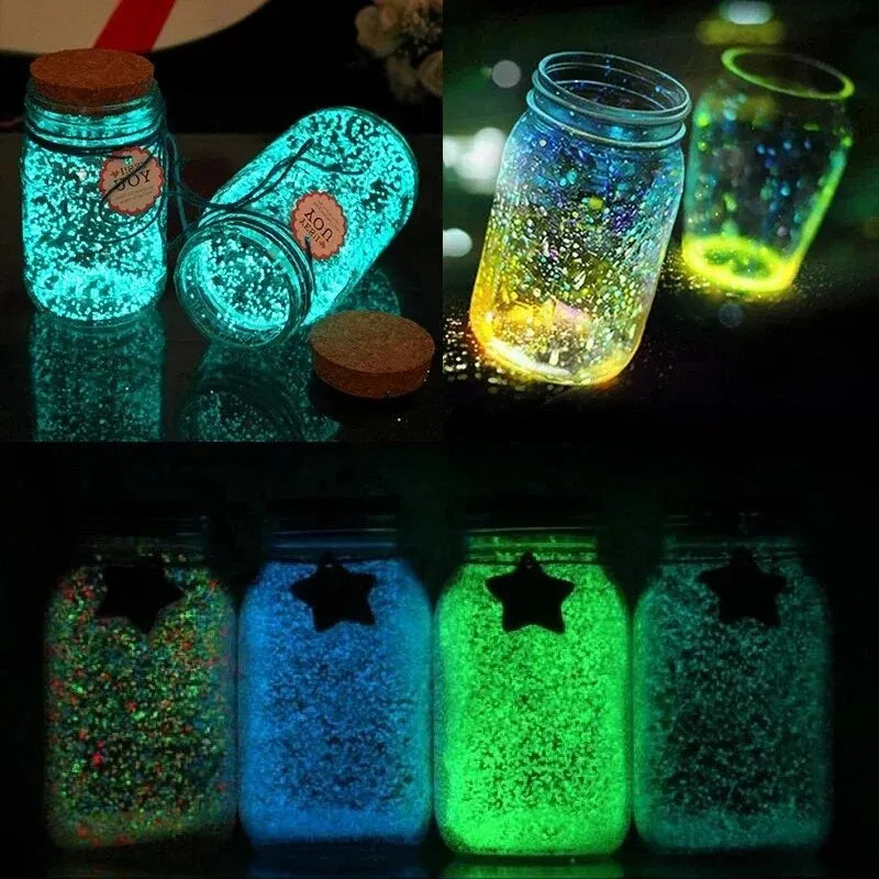 1000pcs Glow in the Dark Pebbles – Garden & Aquarium Decor Decorative Glow Pebbles Oasis Select