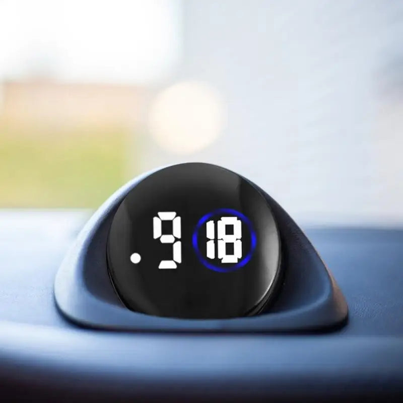 Mini Car Clock Quartz Motorcycle Clock Stick On Car Dashboard Luminous Quartz Clock Car Vent Multifunctional Analog Clock Watch Oasis Select