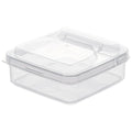 1pc Plastic Refrigerator Storage Cheese Box, Cheese Container, Butter Block Cheese Slice Storage Box Oasis Select Clear