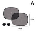 2-Pack Mesh Car Side Window Sun Shades – UV & Heat Blocking Car Window Sun Shade Oasis Select A