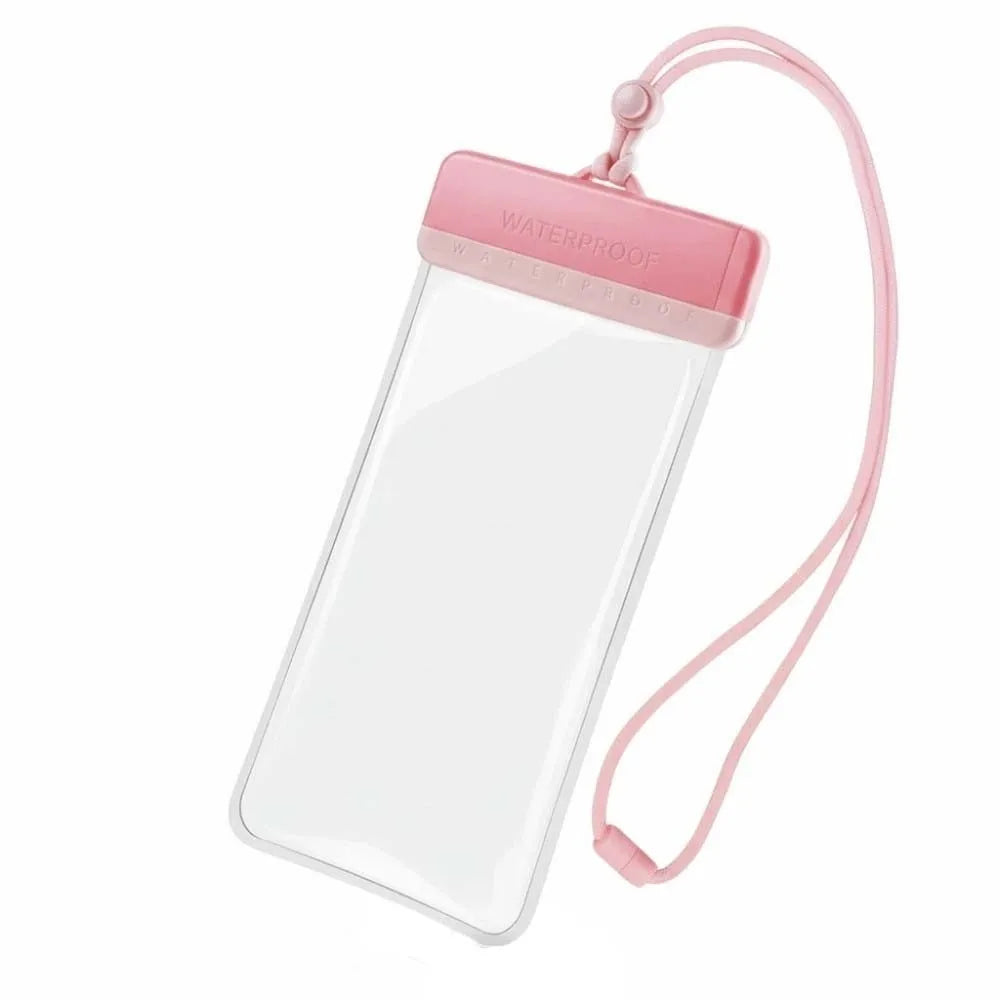 Adjustable Strap Waterproof Phone Pouch Sealed Lightweight Crossbody Dry Bag Contrasting Colors Large Capacity PVC Storage Pack Oasis Select Pink