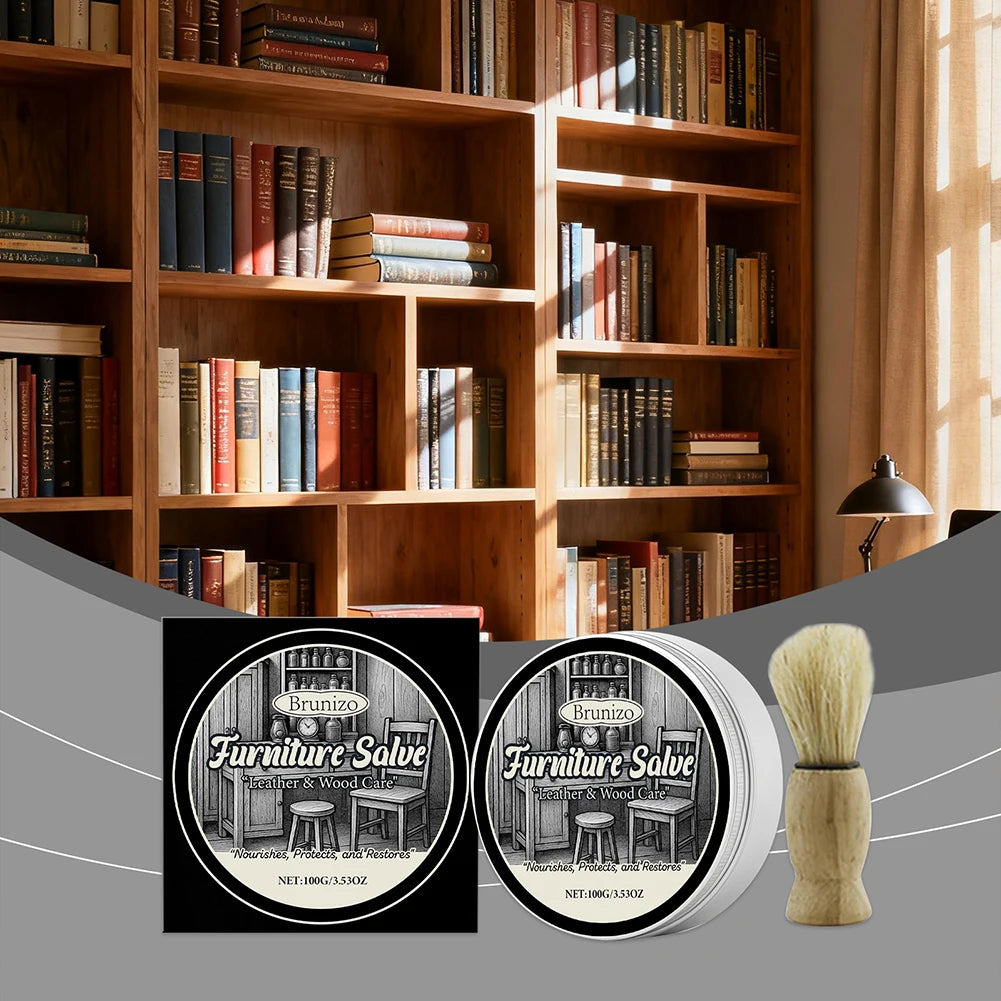 Beeswax Leather Conditioner & Wood Scratch Repair Cream