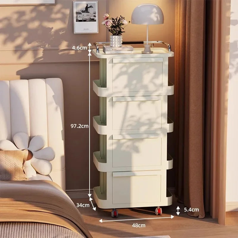 Multi-functional Household trolley rack drawer storage cabinet Durable cabinet seasoning rack Oasis Select