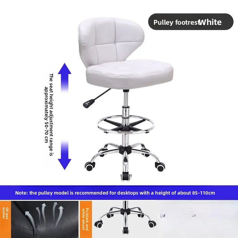 Bar chair stool computer chair rotating lift backrest high stool beauty stool checkout page swivel chair furniture Oasis Select 9