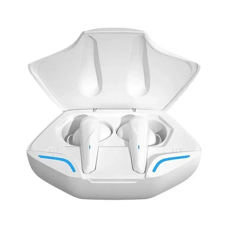 Wireless Headphones Game Bluetooth 5.0 Headset With HD Microphone Noise Reduction High Fidelity Bass Earphones For iPhone Xiaomi Oasis Select White
