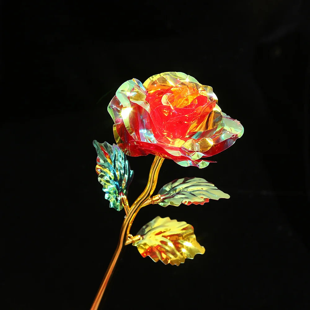 24K Gold Foil Rose – Eternal Artificial Flower Gift