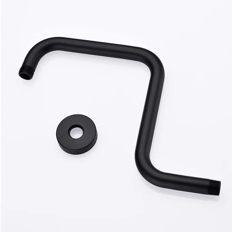 Wall Shower Head Pipe Arm Stainless Steel Shower Head Rainfall Tube Riser Extension Bracket for Bathroom Hardware Accessories Oasis Select