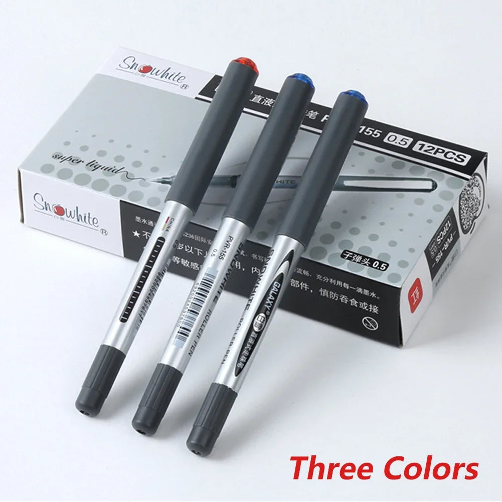 Fine Nib Gel Pen Student School Office Stationery 0.28mm/0.38m/0.5mm Fine Nib Gel Pen Big Ink Capacity Ballpoint Pen Drawing Pen Oasis Select