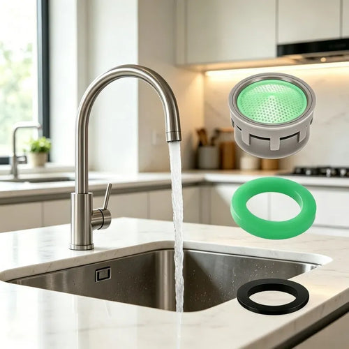 10/12/20PCS Green Plastic Faucet Aerator 21mm Anti-Splash Water Saving Tap Bubbler with Rubber O-Rings Kitchen Bathroom Oasis Select