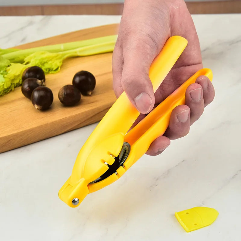 2-in-1 Stainless Steel Chestnut Cutter & Nut Cracker Tool Nut Cracker Tool Oasis Select