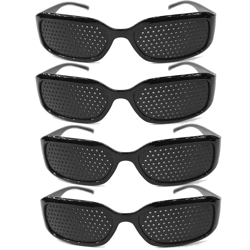 1/4PCS Anti-myopia Astigmatism Glasses Vision Correction Fatigue Pin Hole Glasses With Holes For Men Women Eyesight Improvement Oasis Select C-4PCS