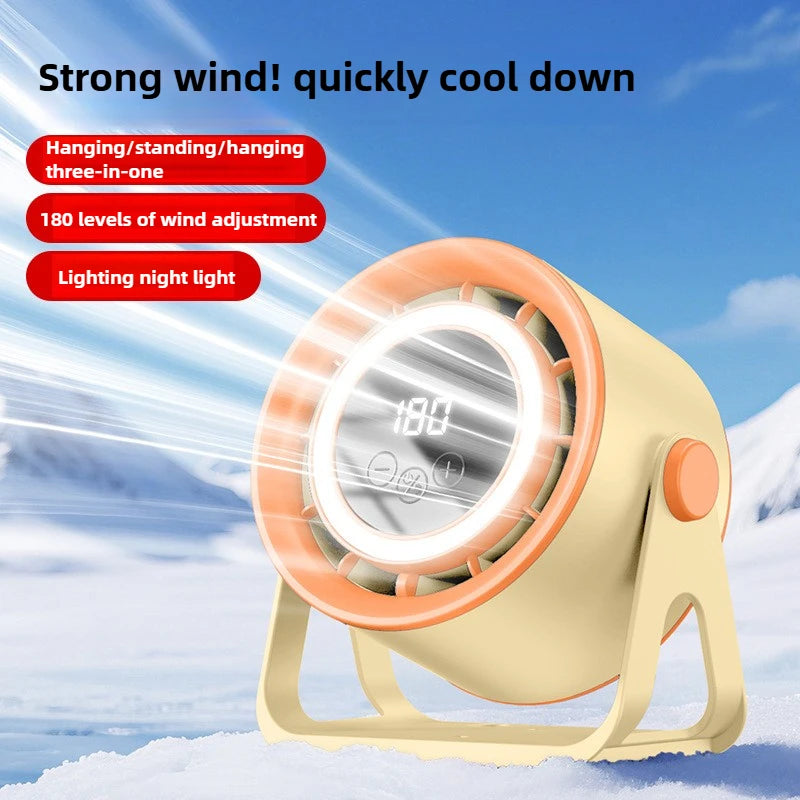 URGGU 180° Silent Turbo Fan – Countertop, Wall & Ceiling Mount