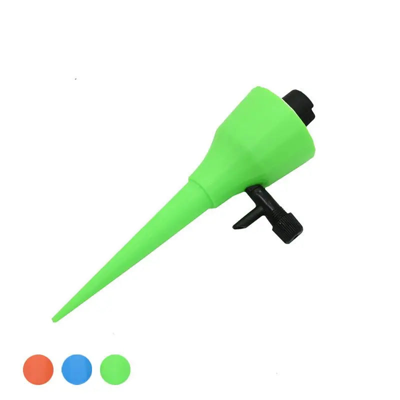 1pcs Automatic Drip Irrigation System DIY Automatic Plant Waterers Taper Watering Water Flowerpot Plant Watering Self Watering Oasis Select Random Color 1pcs