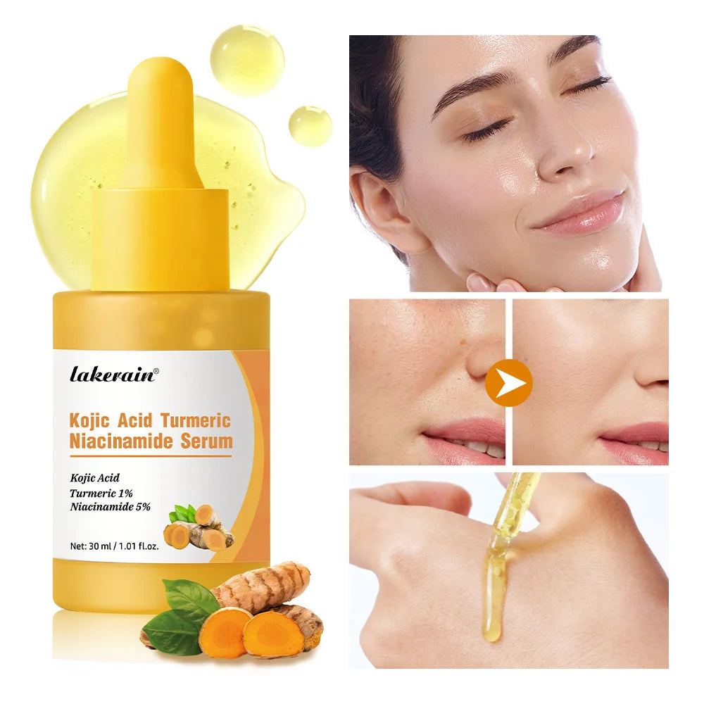 Kojic Acid Turmeric Niacinamide Brightening Glow Face Serum
