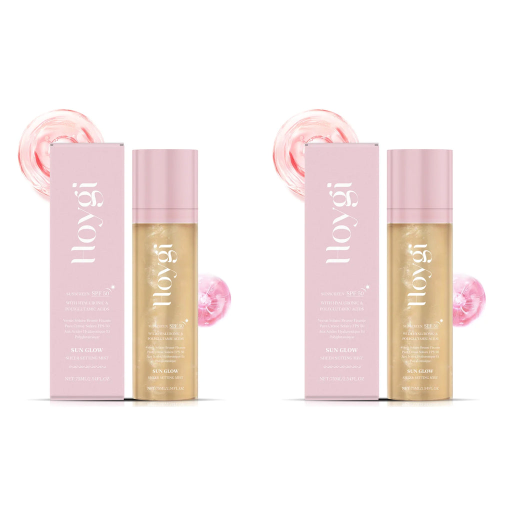 Hoygi SPF 50+ Setting Spray – Matte, Oil Control & Waterproof Makeup Setting Spray Oasis Select 2 x 75ml Boxed