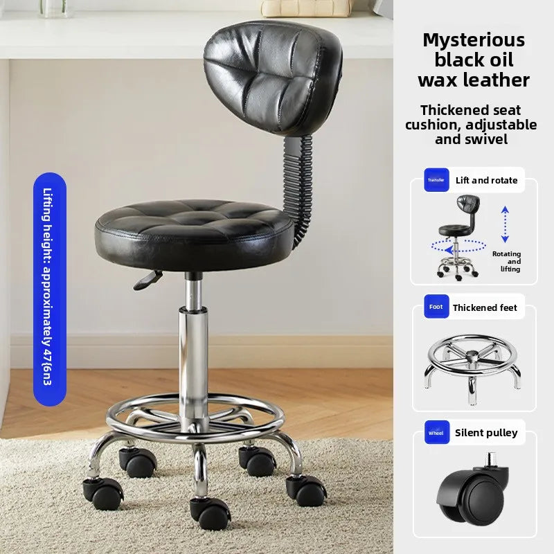 Makeup Stool Writing Study Chair Laboratory Pulley Office Chair Computer Chair Lifting Desk Chair Oasis Select 12