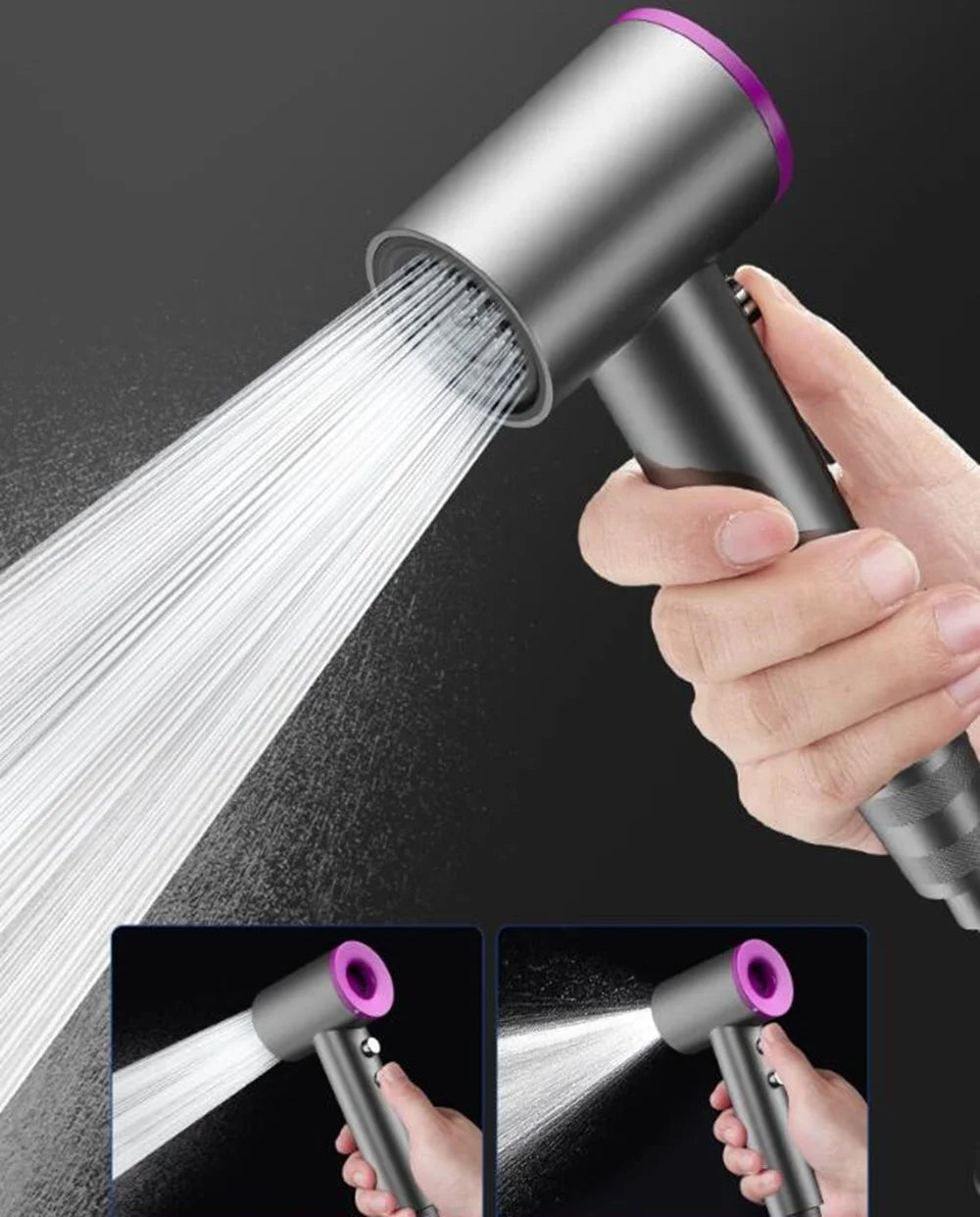 Bidet toilet sprayer set spray water bathroom handheld bidet sprayer toilet shower double outlet angle valve toilet accessories Oasis Select