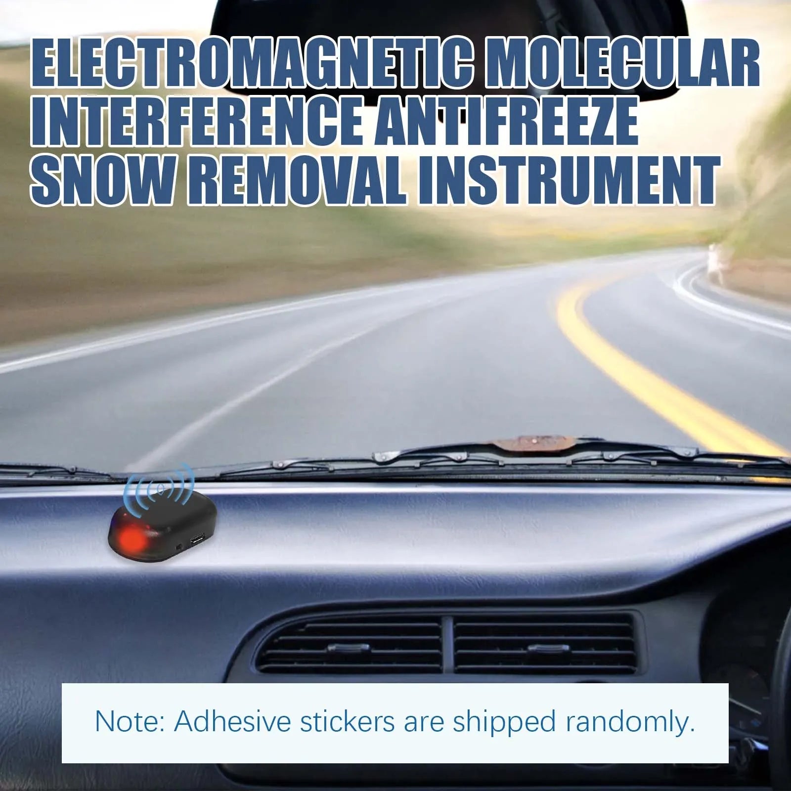 Rayhong Winter Car Solar Quick Snow Removal Tool, Quickly Melts Ice and Frost on Windows, Portable Mini De-Icer Oasis Select