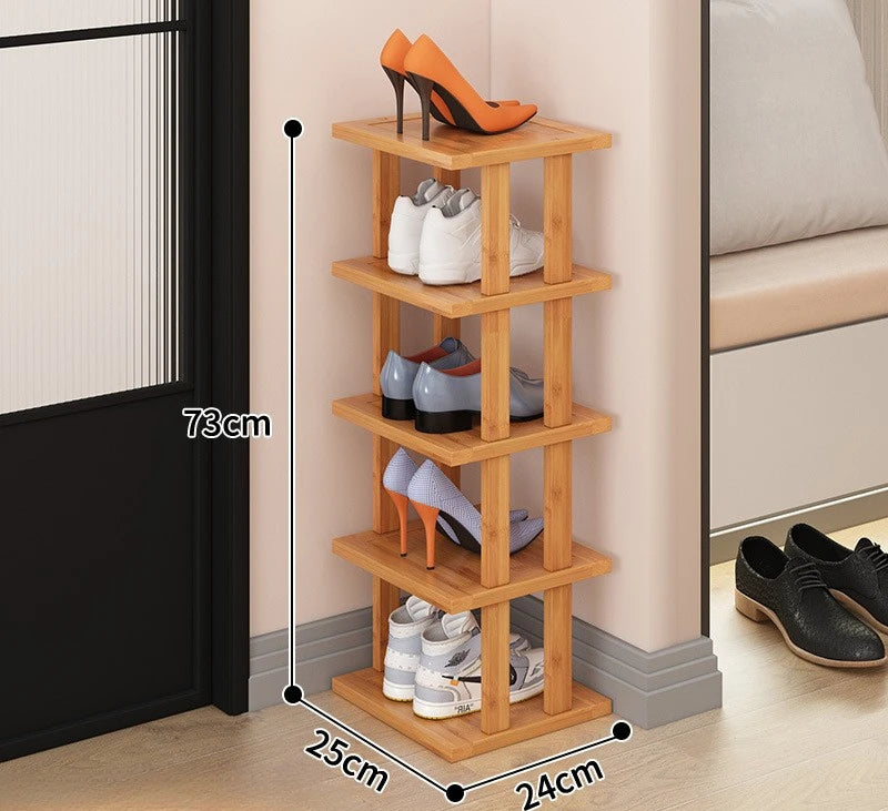 Home economy door multi-layer shoe storage artifact saves space, rental house shoe cabinet, shoe rack Oasis Select 5 layers 25
