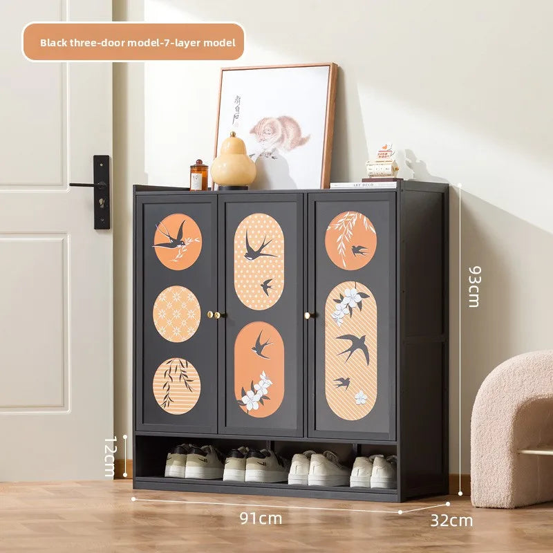Shoe cabinet at the entrance of the house, household porch storage cabinet, retro shoe rack at the entrance Oasis Select 3-7
