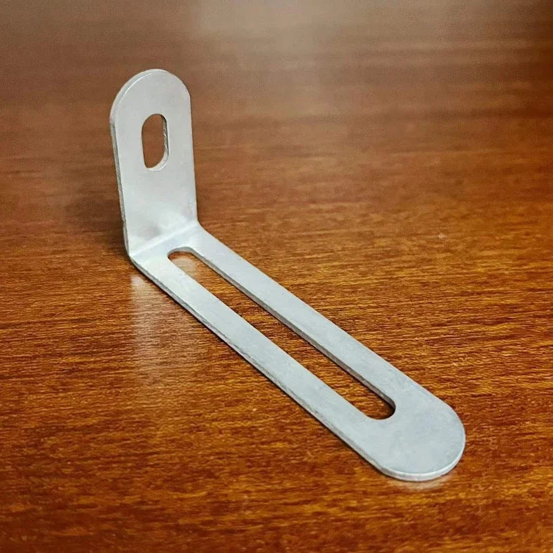Adjustable Corner Code Long Hole Double Head 90 Degree Right Angle Fastener Connector L-shaped Bracket Angle Iron Oasis Select