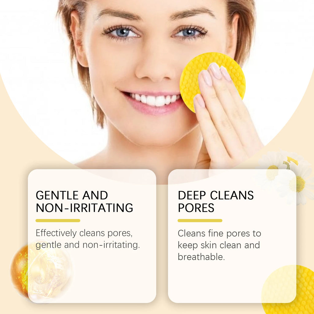 Turmeric Kojic Acid Exfoliating Cleansing Pads – 80 Pcs Exfoliating Cleansing Pads Oasis Select
