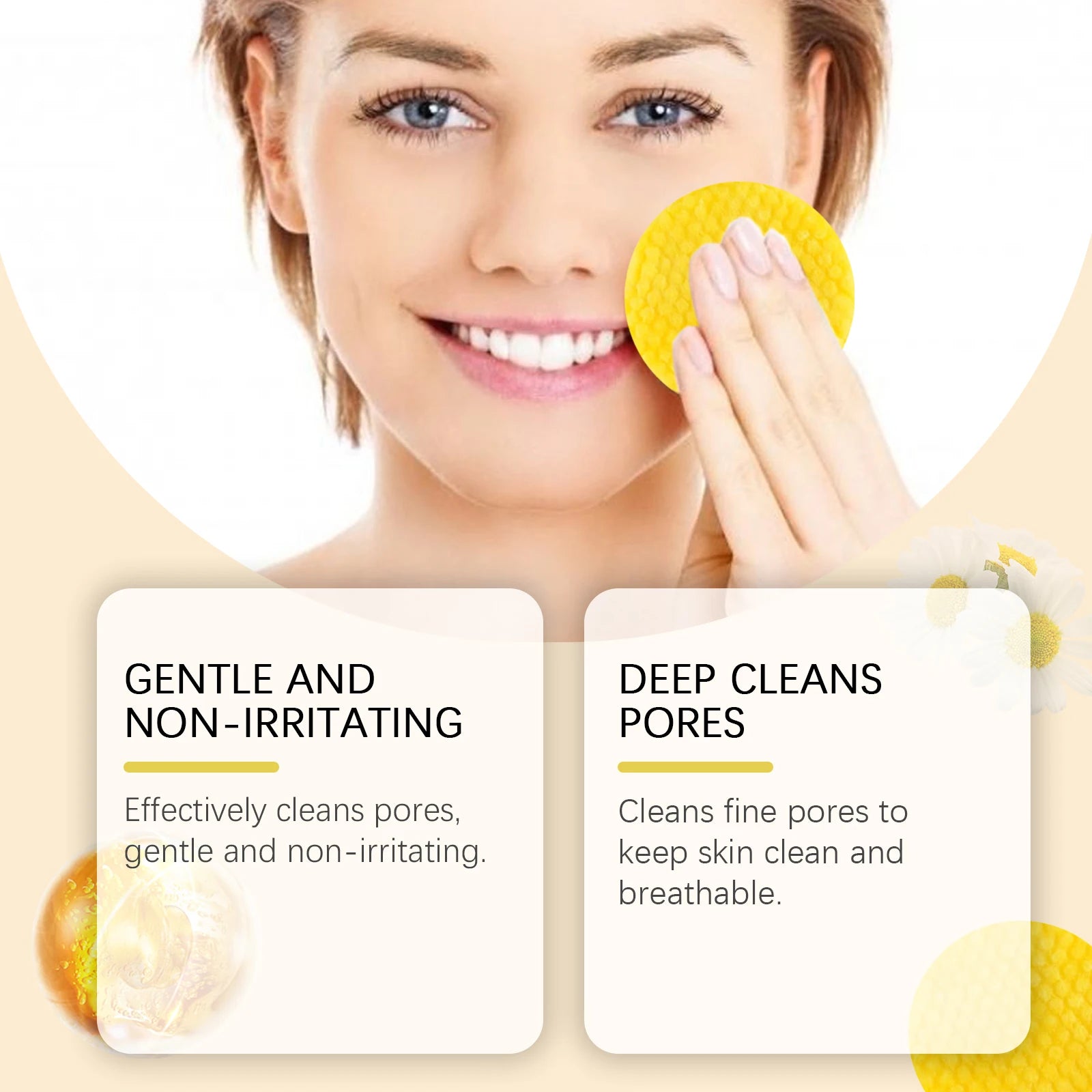 Turmeric Kojic Acid Exfoliating Cleansing Pads – 80 Pcs Exfoliating Cleansing Pads Oasis Select