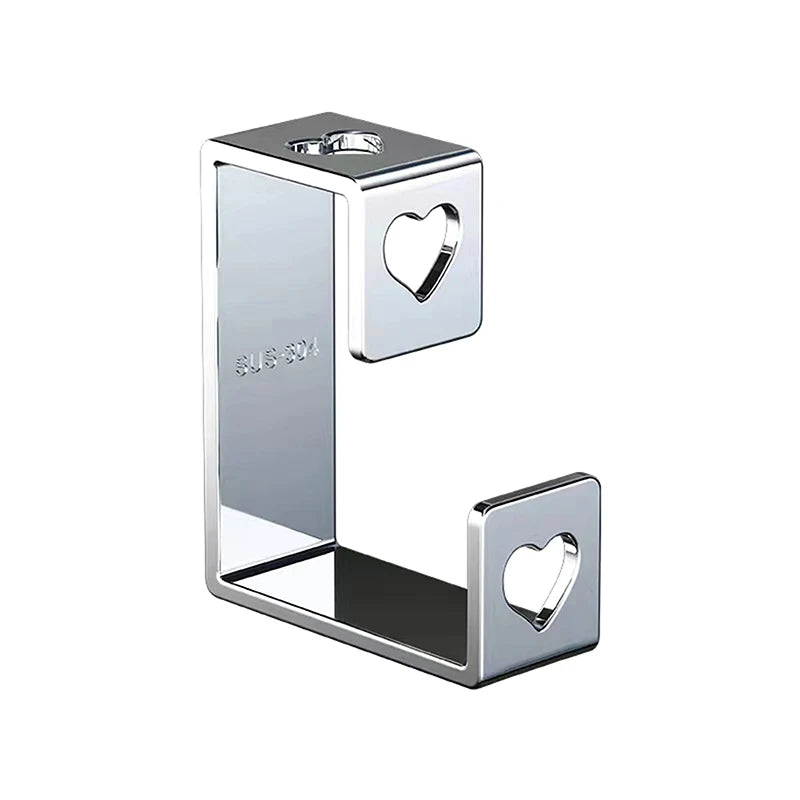 1pc Basin Storage Wall Hook Punch-Free Bathroom Wash Basin Hanger Adhesive Sink Organizer Hook Oasis Select