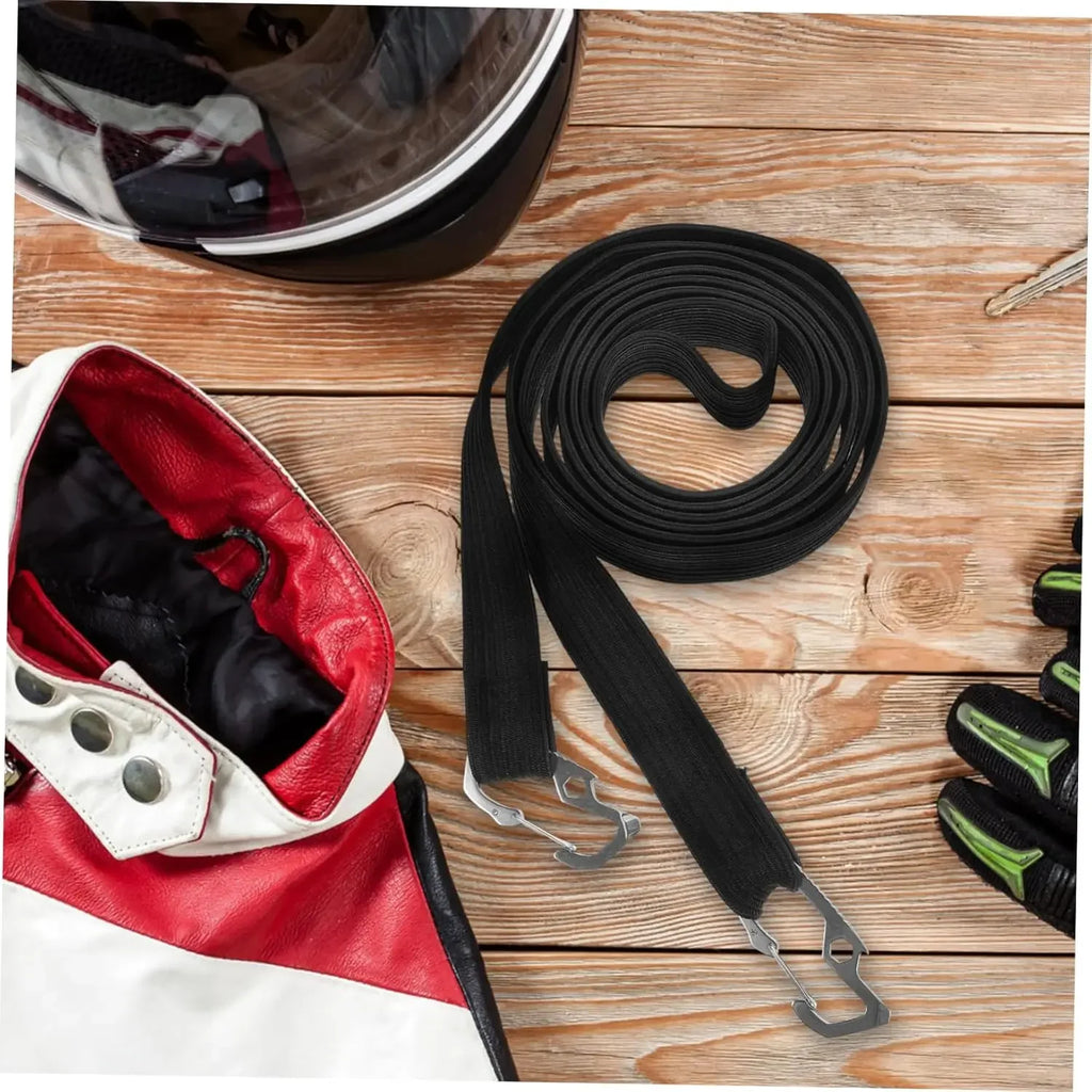 2/3/4 meters, black/red, with metal hook bungee cord, used for securing cargo for cars, bicycles, motorcycles and outdoor travel Oasis Select