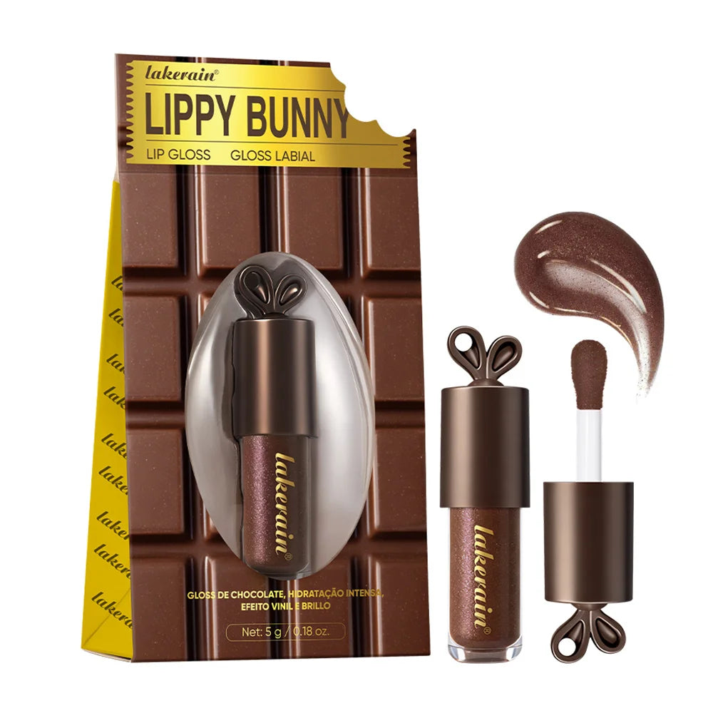 LIPPY BUNNY Chocolate Lip Gloss with Bunny Keychain | 5g