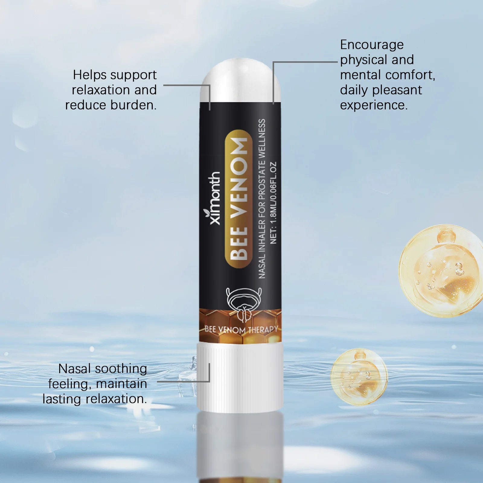 Ximonth Cooling Mint Nasal Inhaler Stick for Men – Energy Refresh