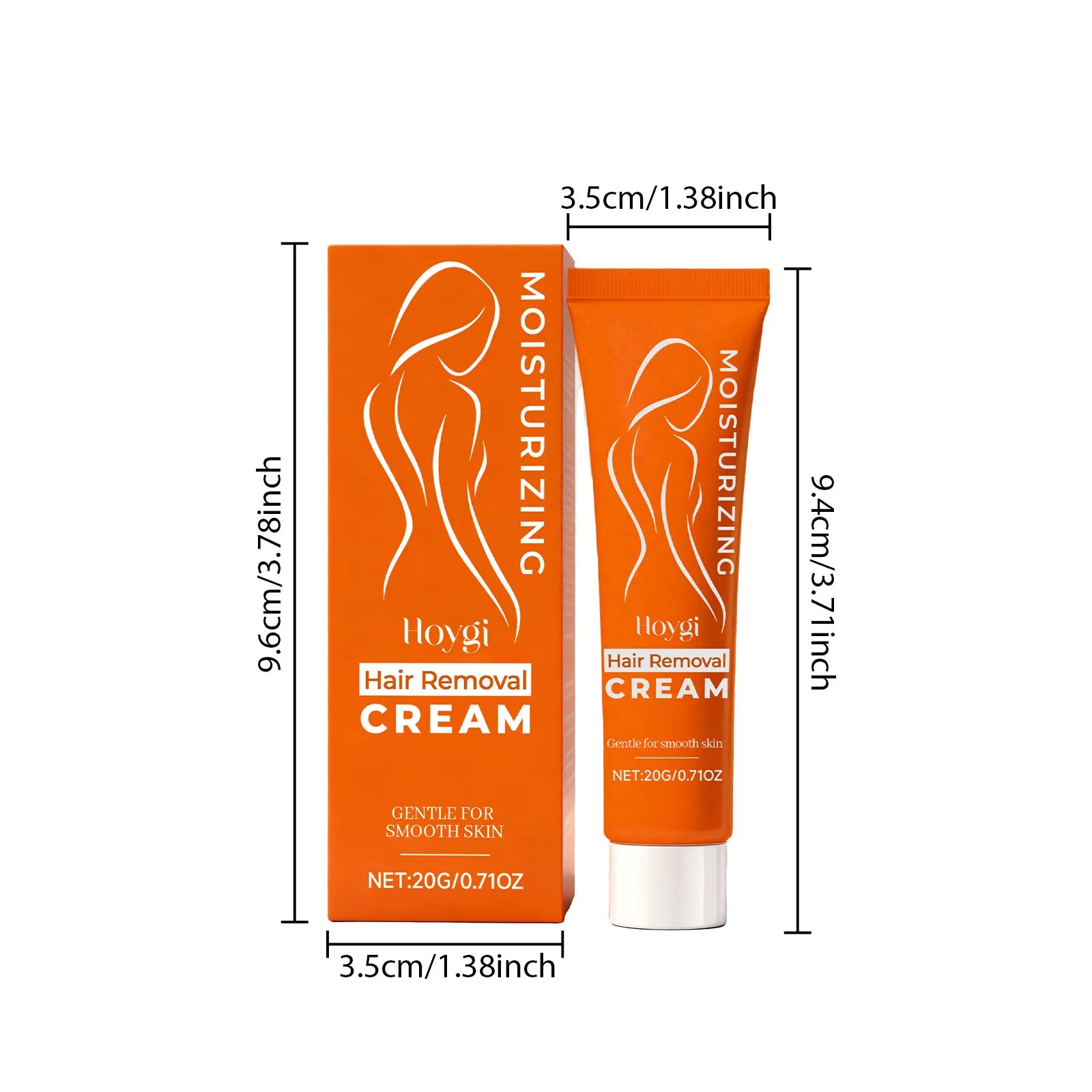 Hoygi Facial Hair Removal Cream – Gentle & Painless for Women Hair Removal Cream Oasis Select 20g Boxed