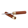 Stainless steel ice pick, kitchen tool with wooden handle and sheath. Oasis Select Brown